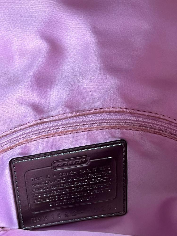 COACH Shoulder Bag Signature Jacquard Gold Bag