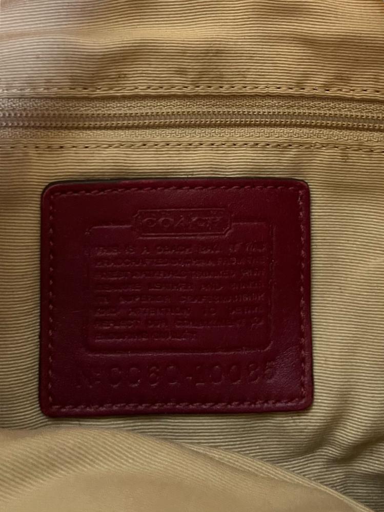Vintage Coach Shoulder Bag Reptile Skin Signature Patchwork