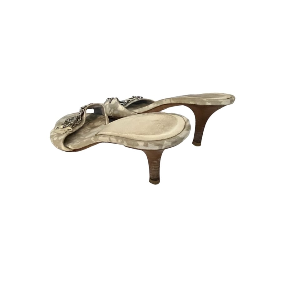Dior Monogram Kitten Heels Size :40