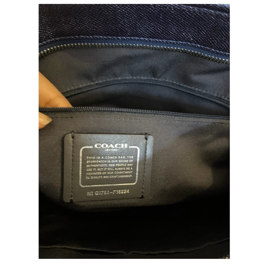 Coach Blue Metal Bags Handbags