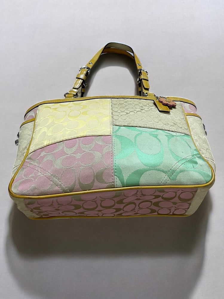 Coach Multi-Color Patchwork Leather Handbag