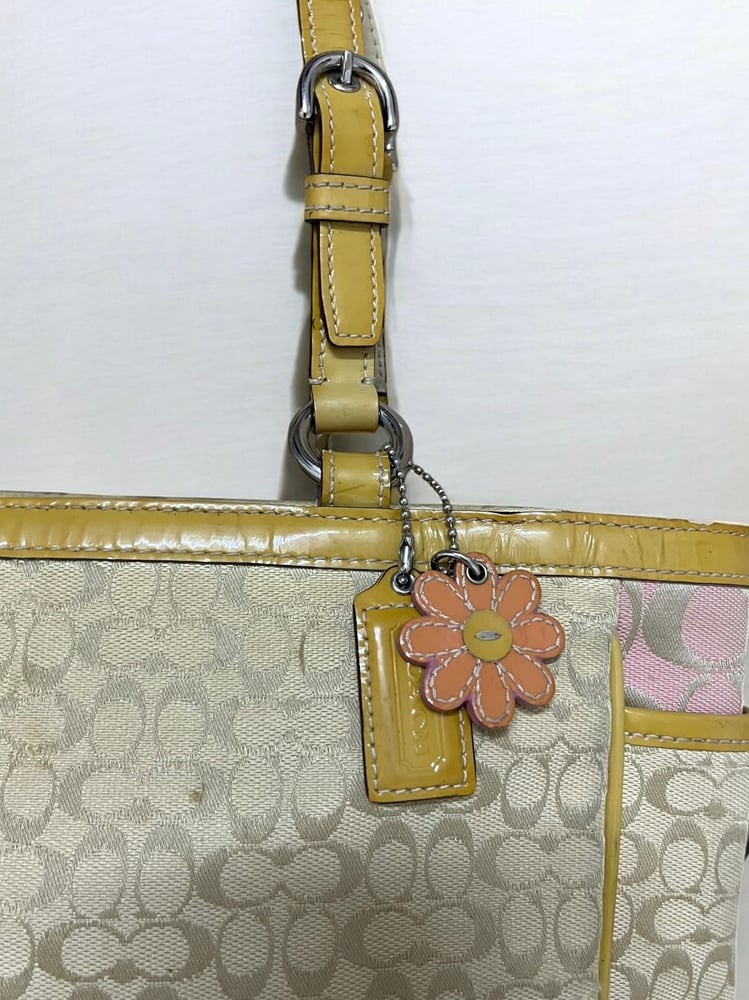 Coach Multi-Color Patchwork Leather Handbag