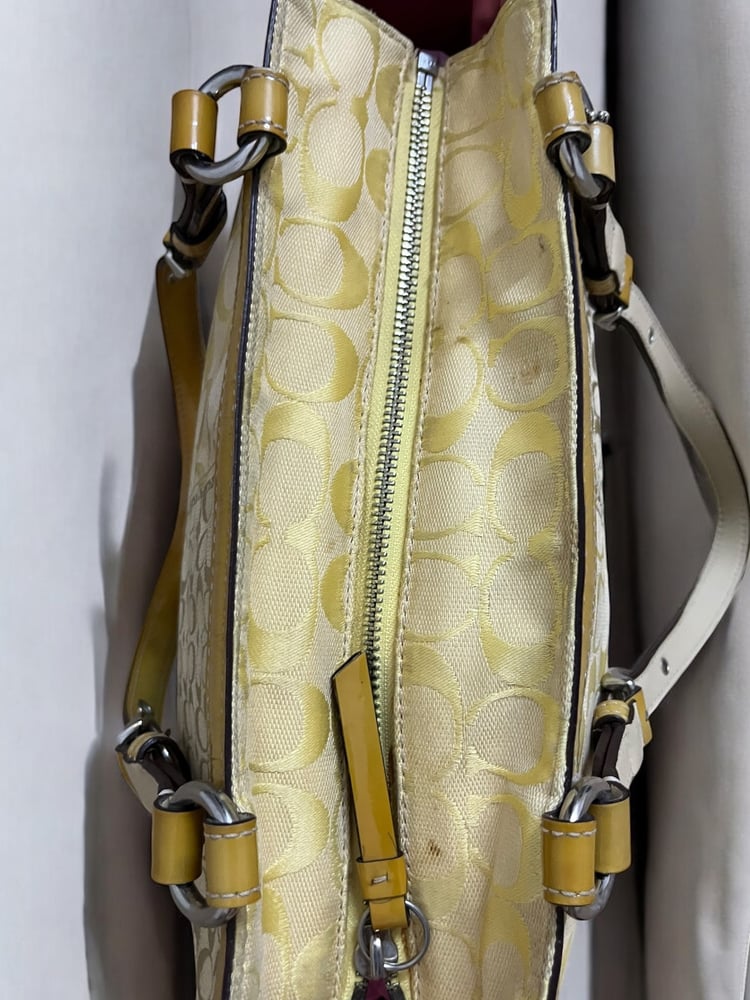 Coach Multi-Color Patchwork Leather Handbag