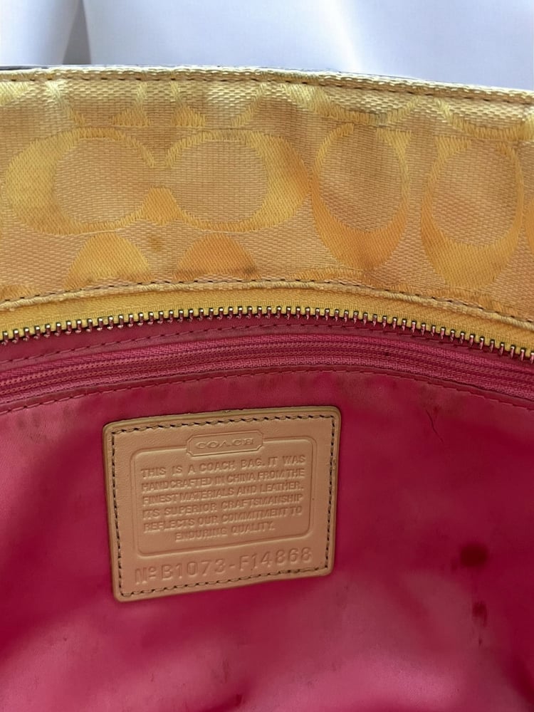 Coach Multi-Color Patchwork Leather Handbag
