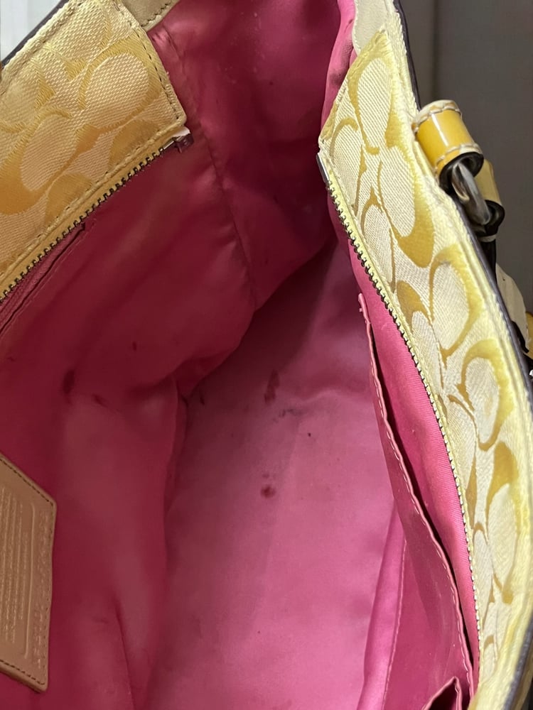 Coach Multi-Color Patchwork Leather Handbag