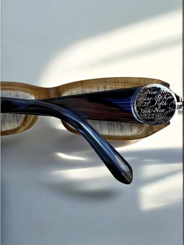 Tiffany & Co. Brown & Blue Eyeglasses