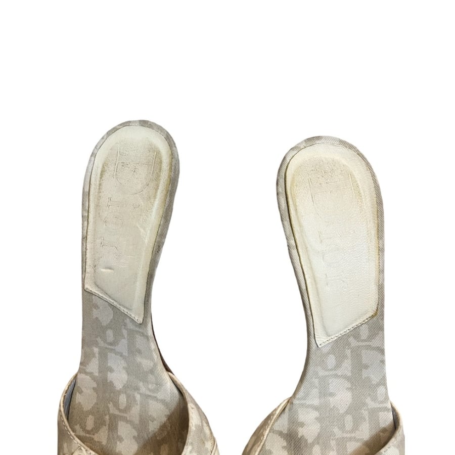 Dior Monogram Kitten Heels Size :40