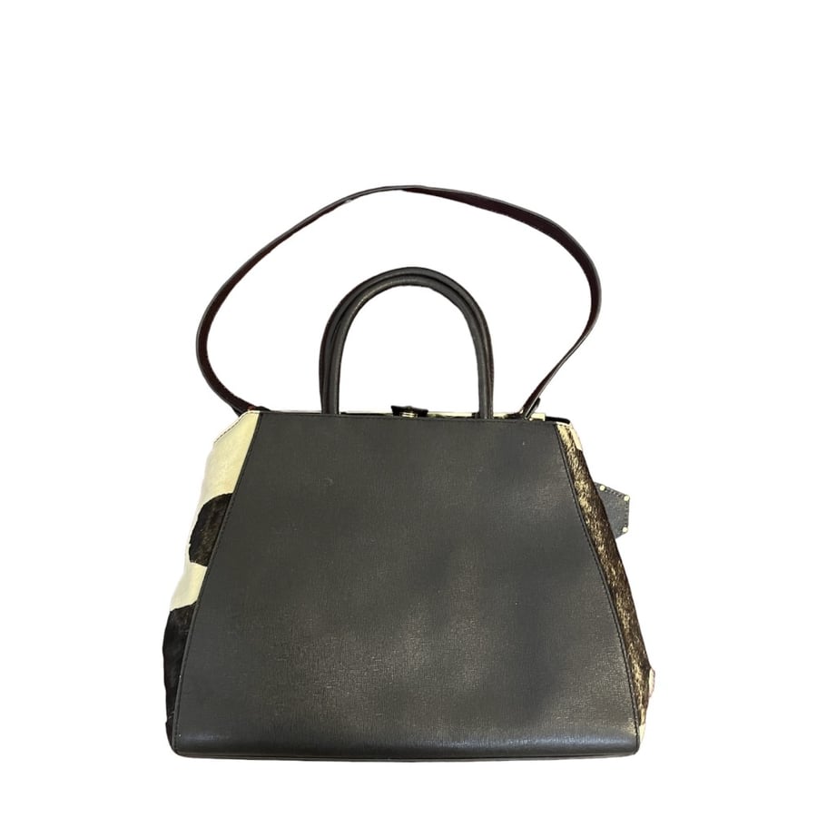 Fendi 2Jours Handbag Pony Hair and Leather
