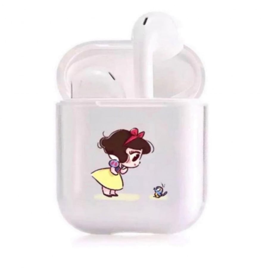 ايربودز كيس سنووايت الشفاف