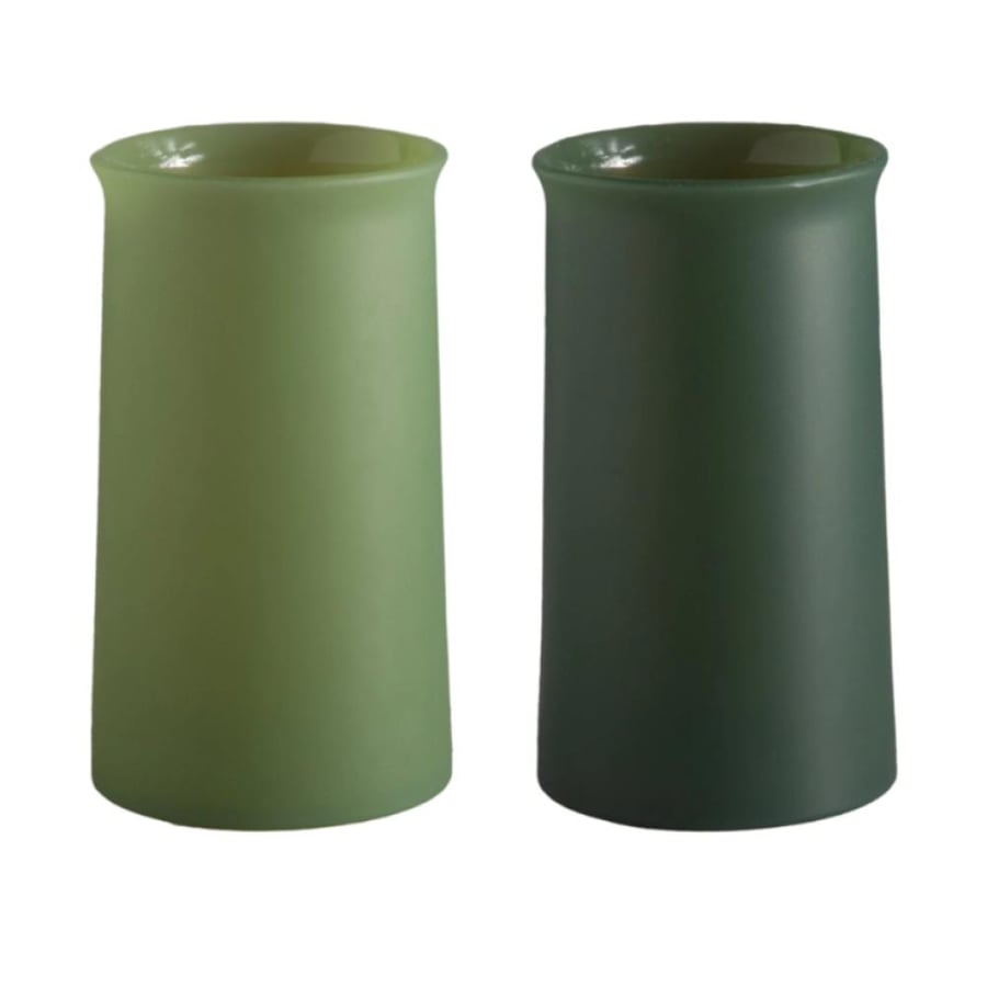 Sage Olive Stegg Unbreakable Silicone Highball Glasses
