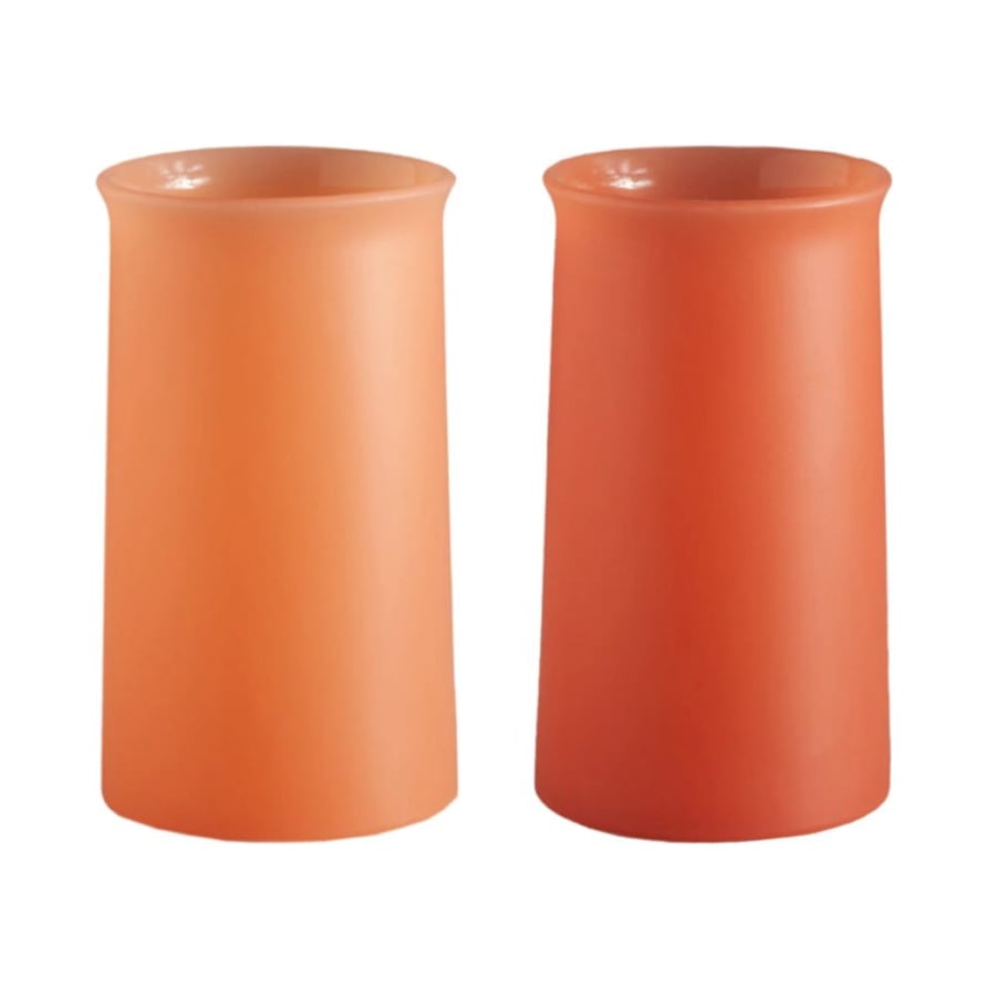 Terra Peach Stegg Unbreakable Silicone Highball Glasses