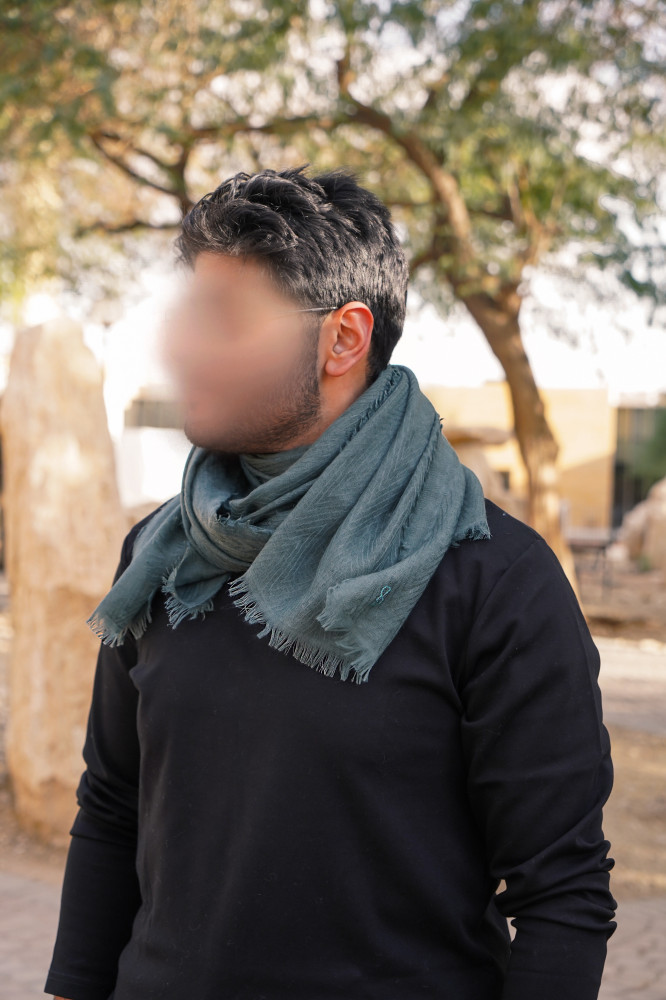 Olive Green Royal Pashmina scarf