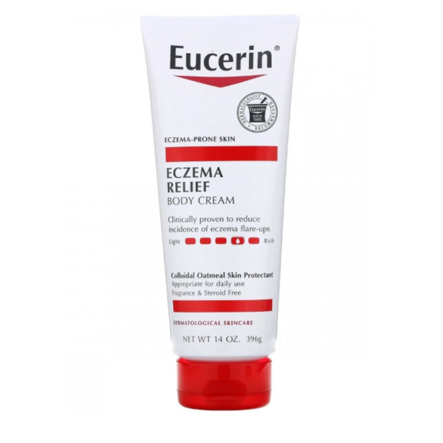 Body cream for treating eczema, unscented, 396 gm from Eucerin