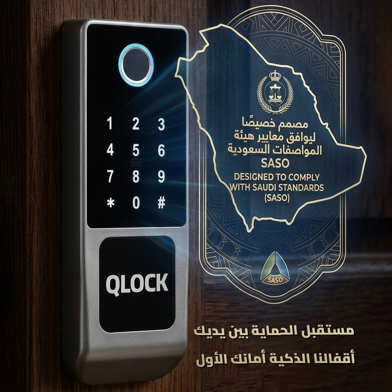 قــفــل ذكــي واي فــاي خارجي باب حديد