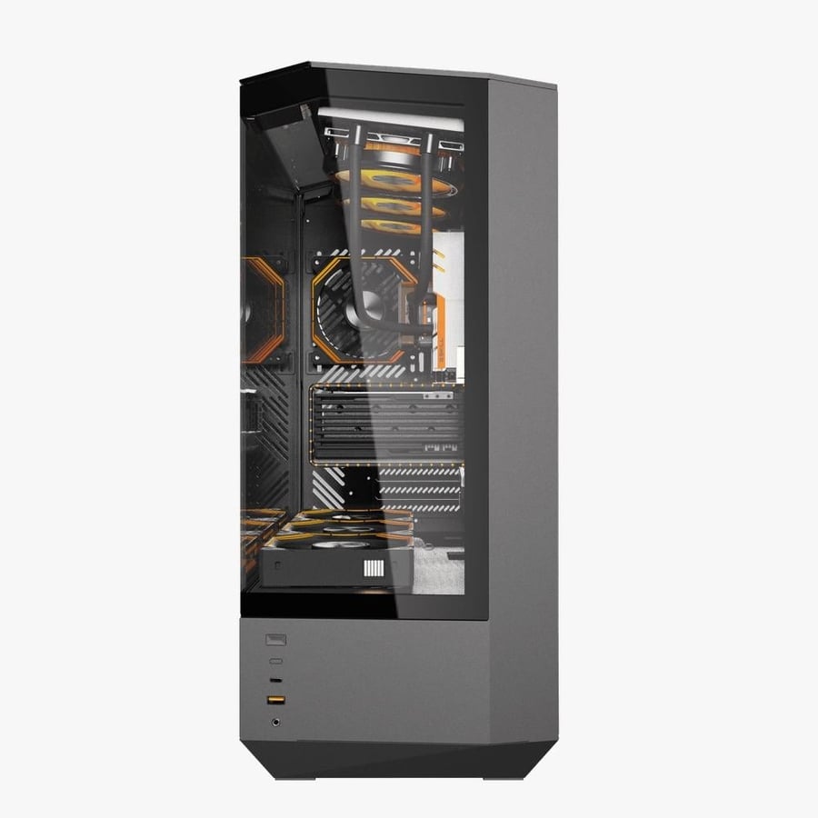 DARKFLASH CASE DY460 4FAN BLACKصندوق