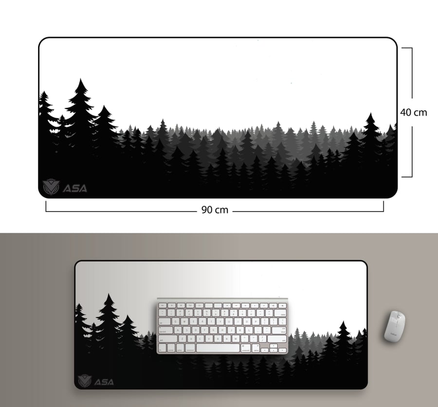 ماوس باد سيليويت 2 - 2 ASA Mouse Pad Silhouette