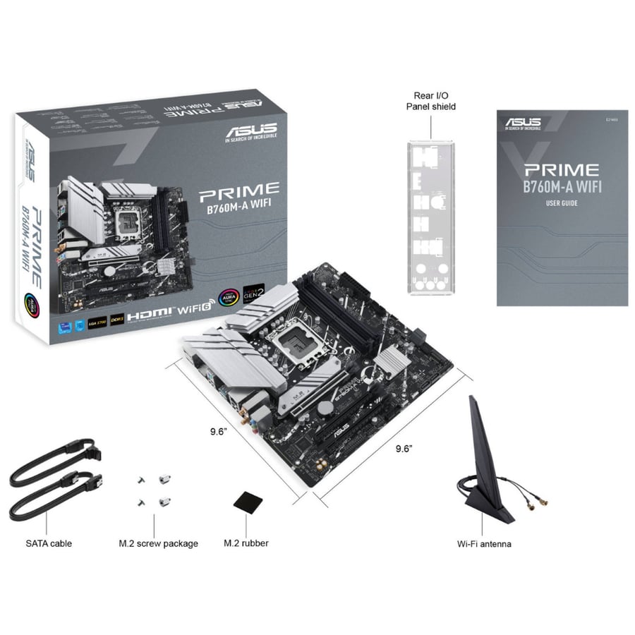 لوحة أم ASUS PRIME B760M-A WIFI Intel DDR5