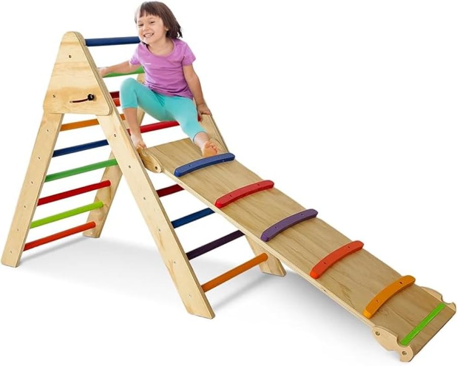 3 in 1 Wooden Climbing Game