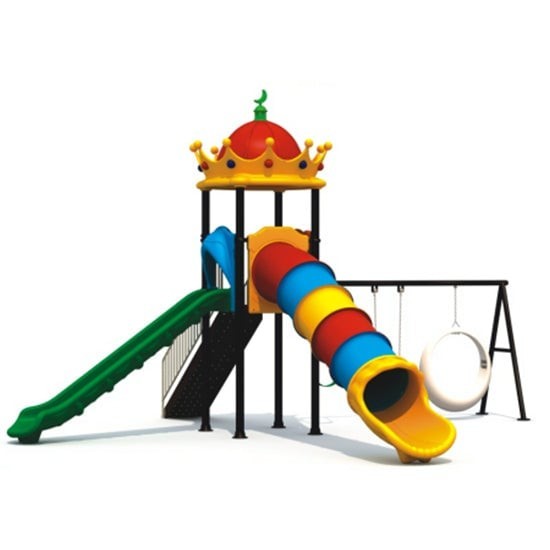 2 slides with 3 swings