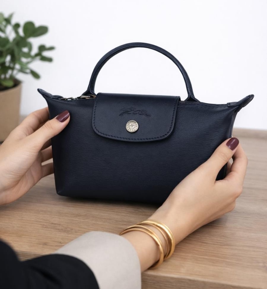 شنطة Longchamp ازرق