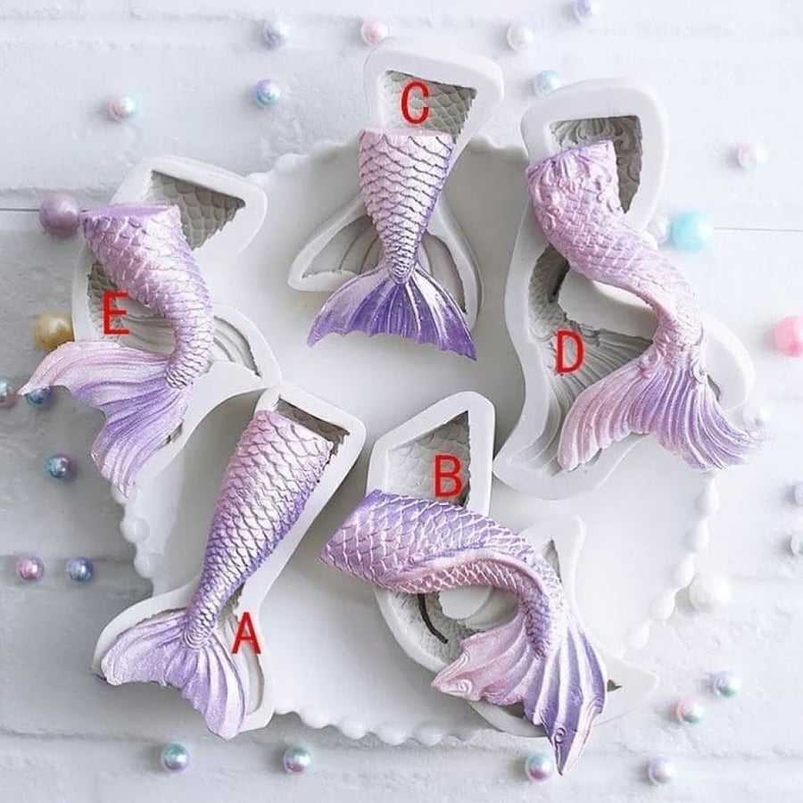 Mermaid tail mold