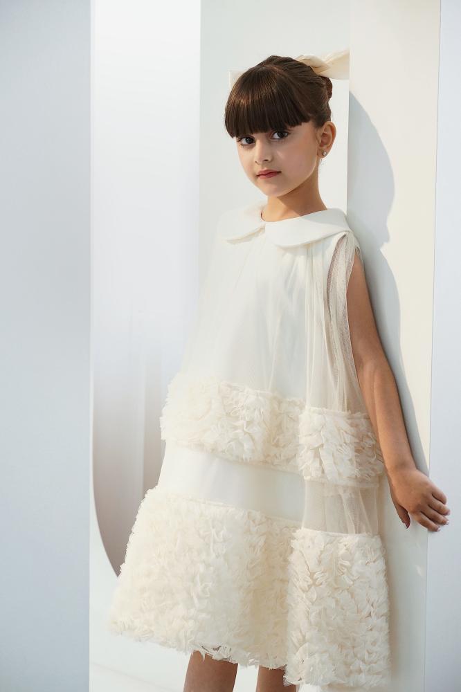 Ruffled tulle Dress - Girls