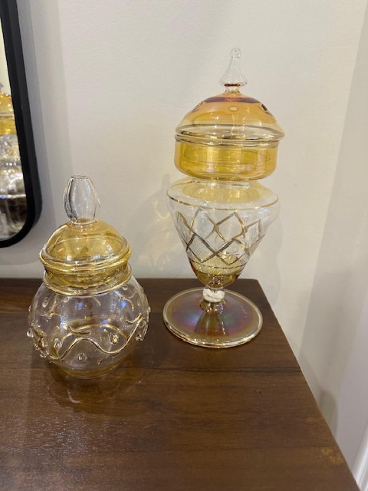 طقم مبخره ذهبي