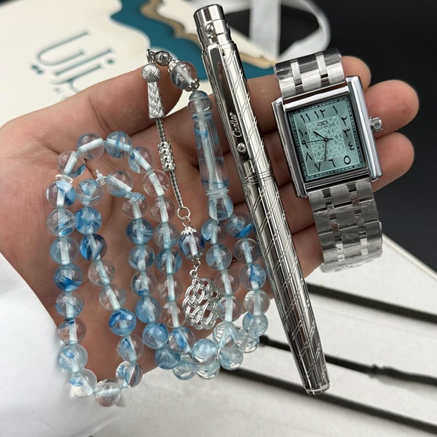 طقم كارتيرا (ساعة قلم وسبحة)