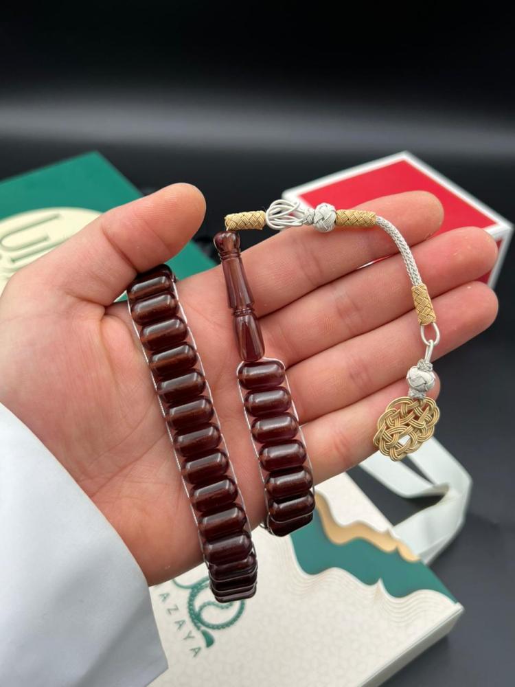 Saffron prayer beads Greek story