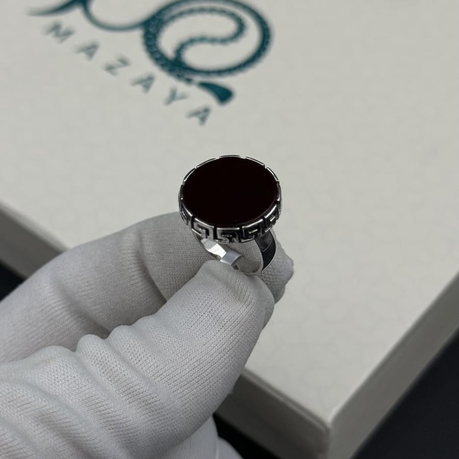خاتم فضه شنكار - 925