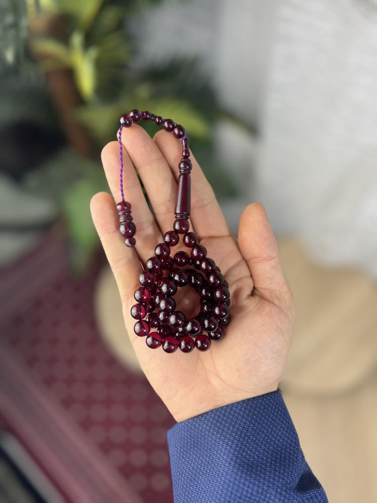 مسابح بكلايت تمليكة-عنابي