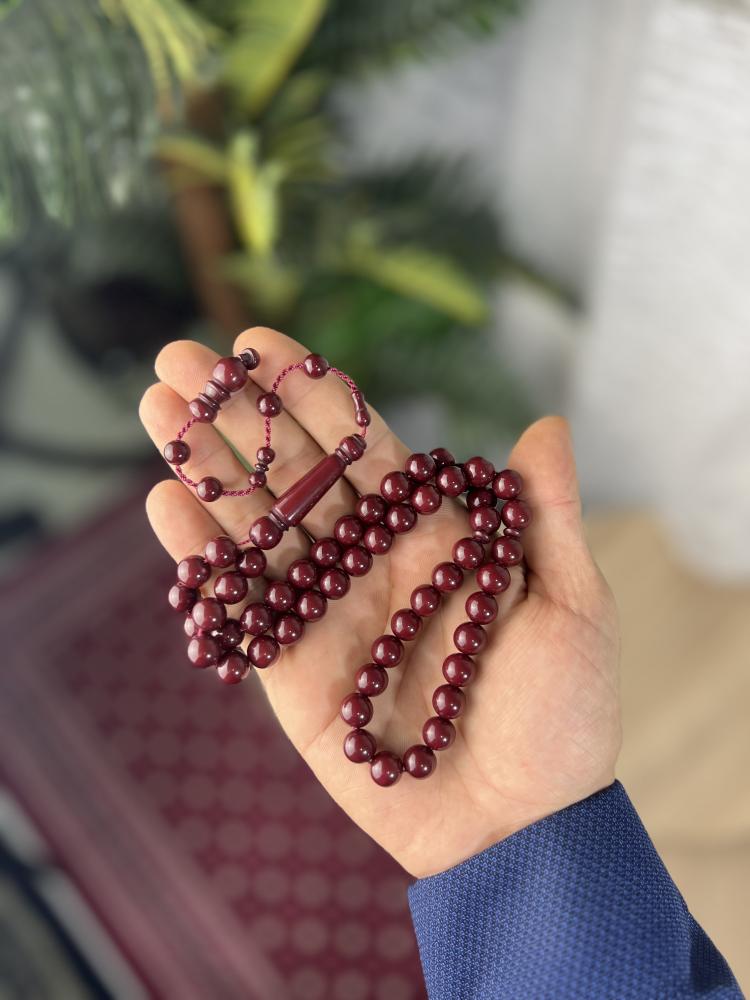 مسابح بكلايت تمليكة- عنابي