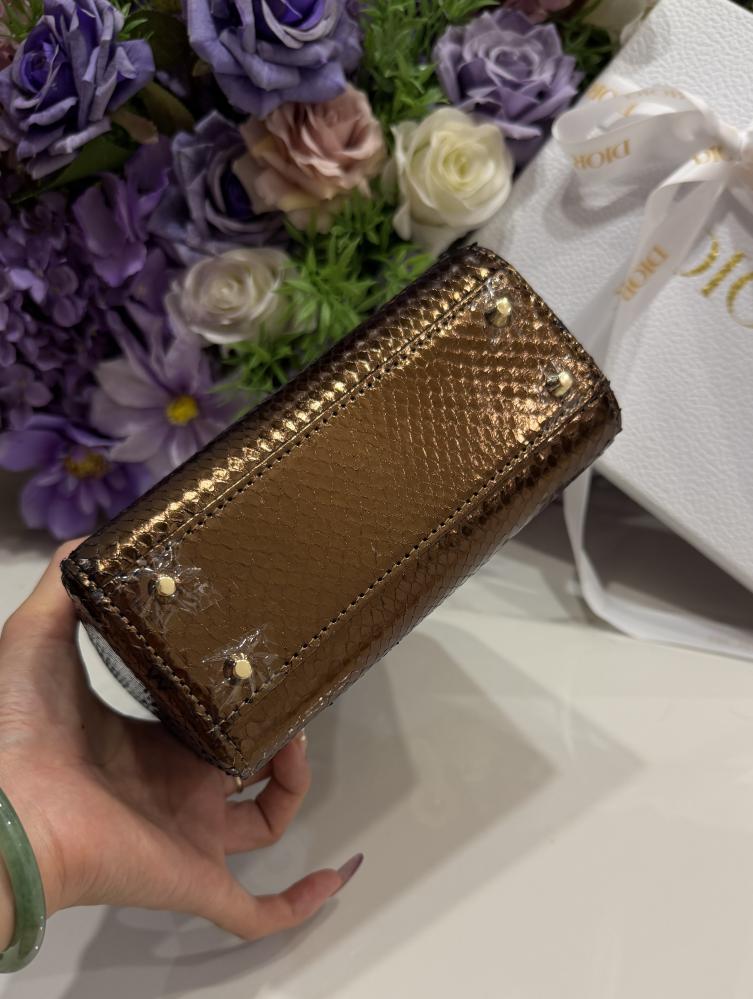 Mini Lady Dior Python