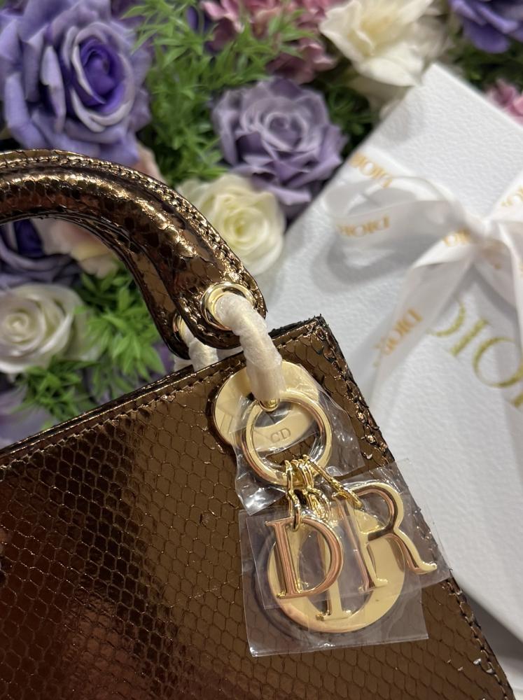 Mini Lady Dior Python