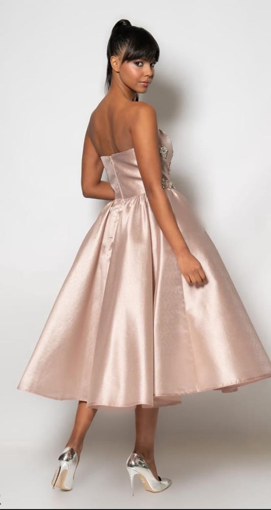 Short dress with crystal
