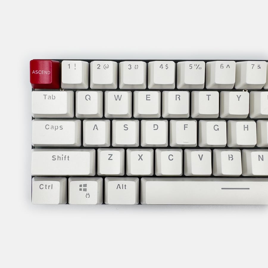 أزرار قلوريس للكيبورد | GLORIOUS KEYCAPS - WHITE