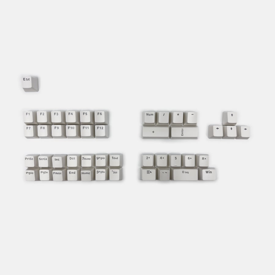 أزرار قلوريس للكيبورد | GLORIOUS KEYCAPS - WHITE