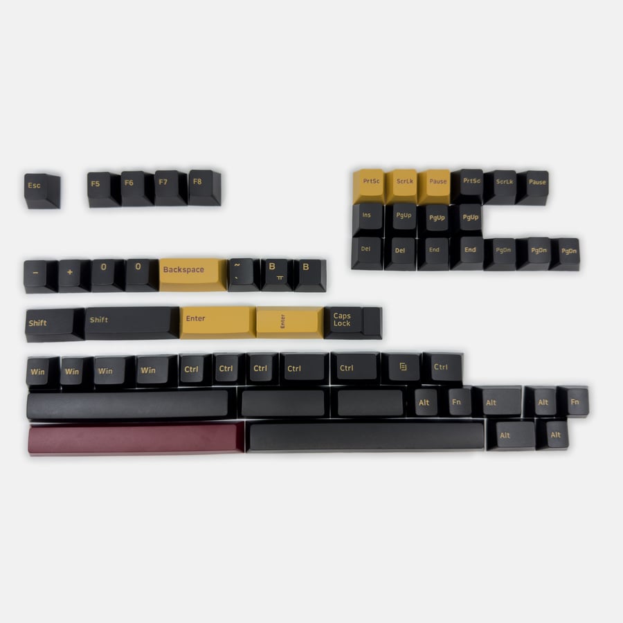 أزرار سبيس للكيبورد | SPACE GMK RED SAMURAI CLONE KEYCAPS