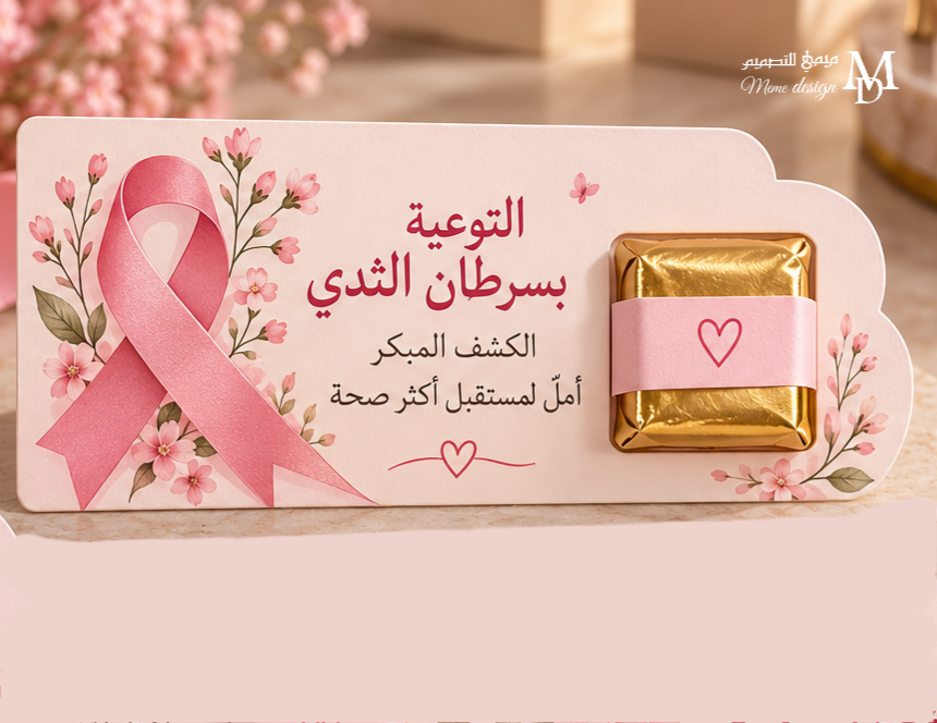 توزيعات التوعيه من سرطان الثدي