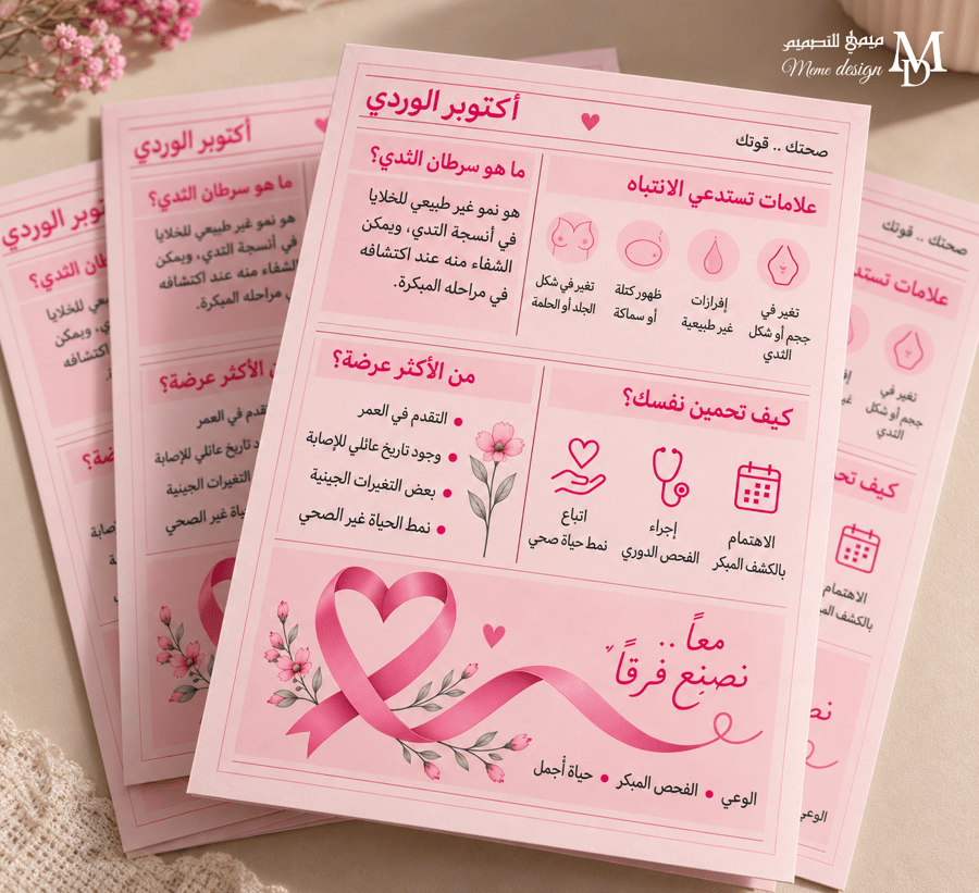 بروشور توعية من سرطان الثدي