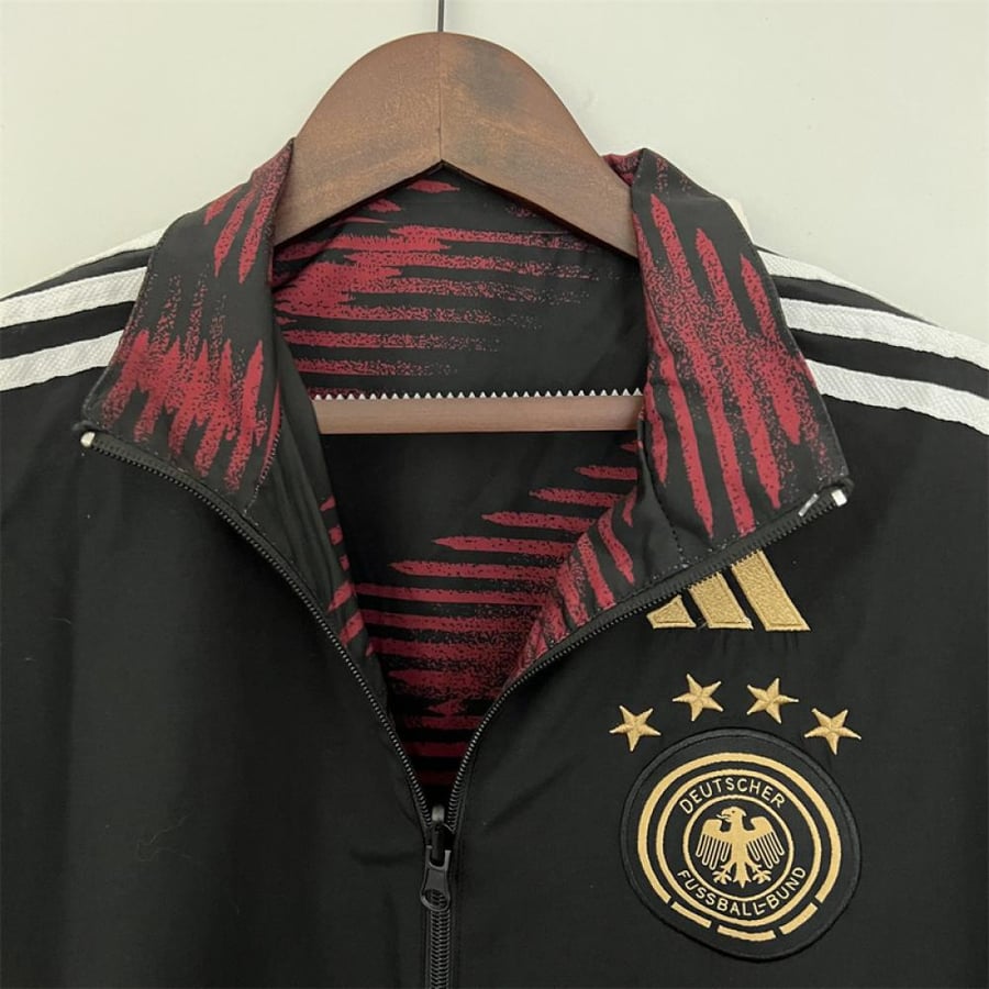 Germany national team double-sided jacket 2024-2025 black and red