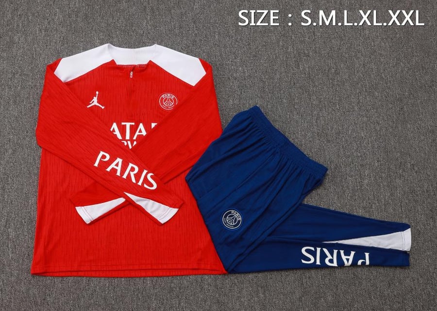 Winter training set Paris Saint-Germain 2025-2026 red