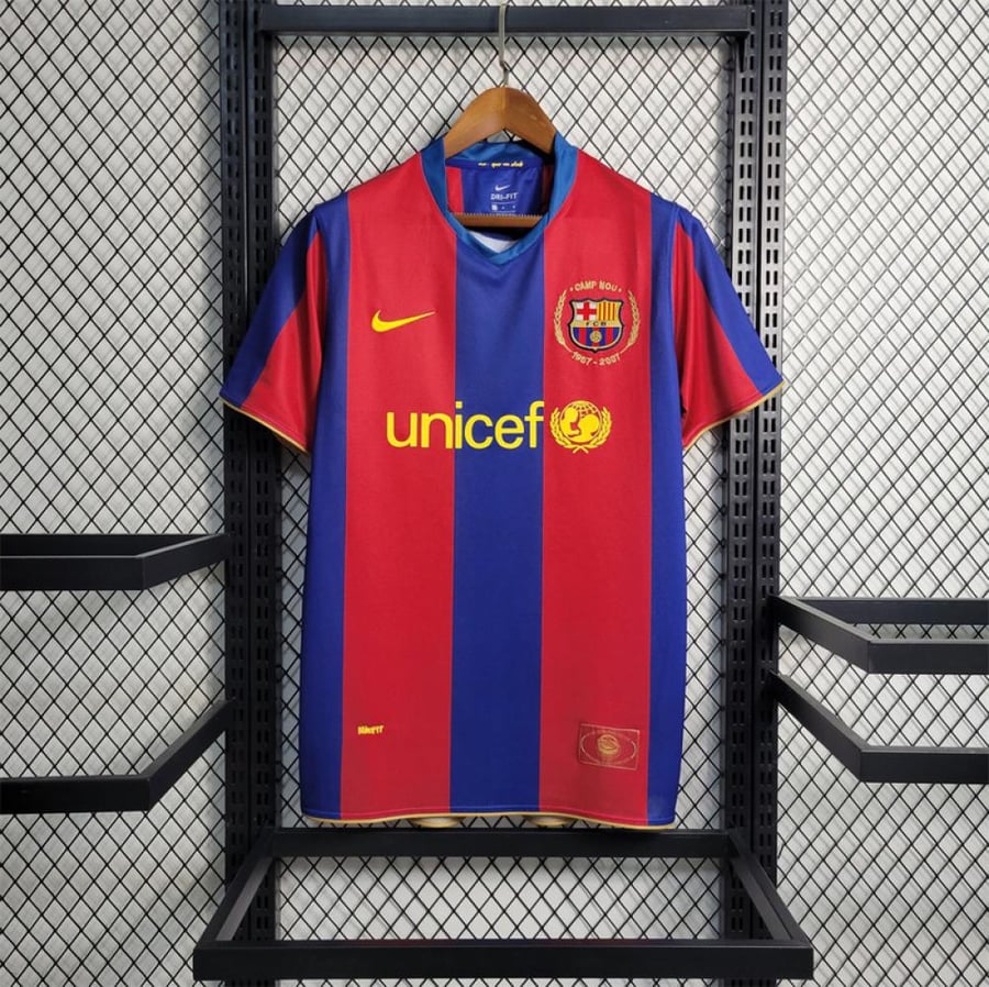طقم برشلونة موسم 2007-2008 احمر