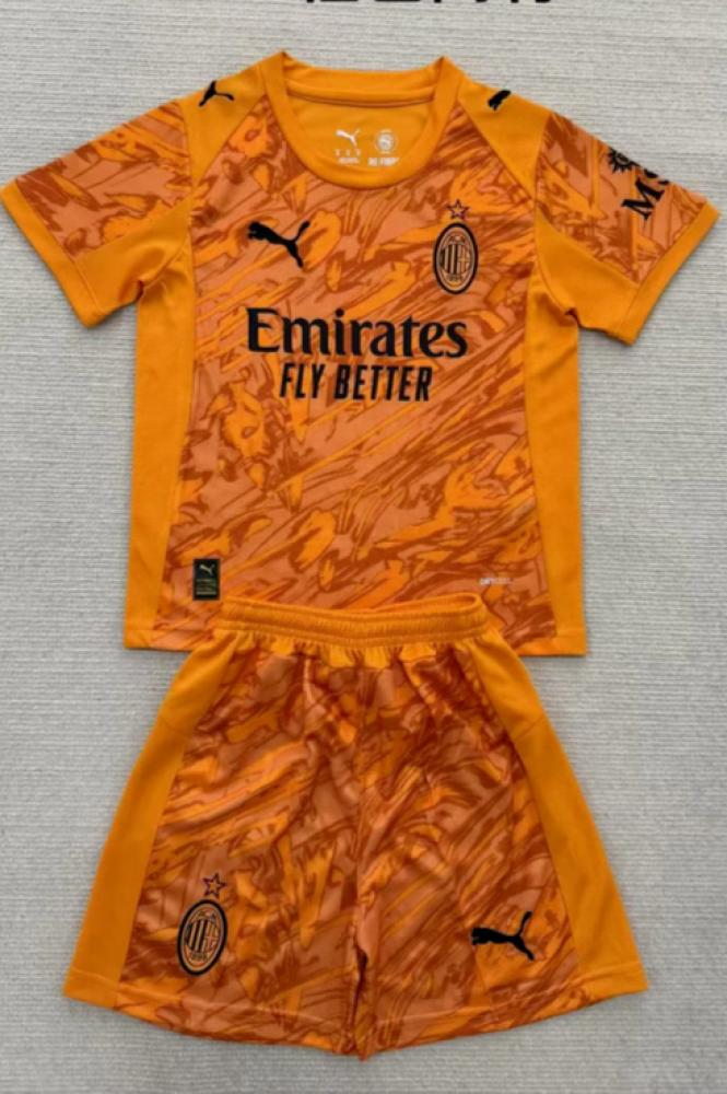 Milan goalkeeper kit 2025-2026 children