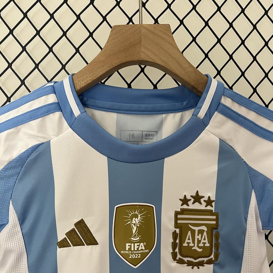 Argentina national team set for the 2024-2025 season, kids, sky blue