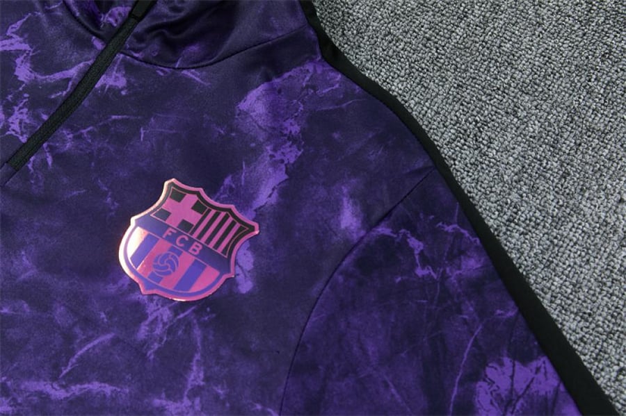 طقم تدريب شتوي برشلونة 2026-2027 بنفسجي