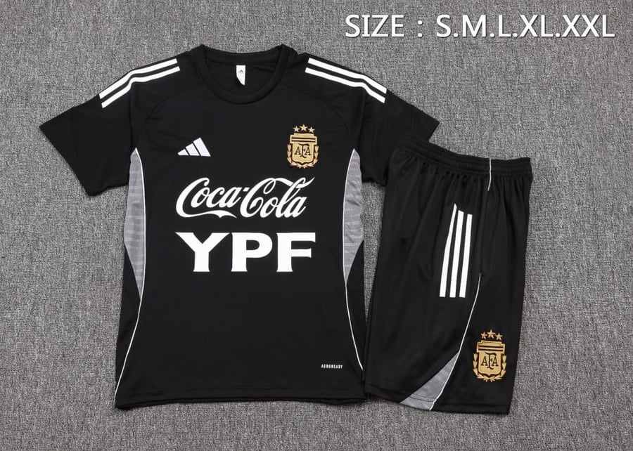 Argentina national team summer training set 2025-2026 black