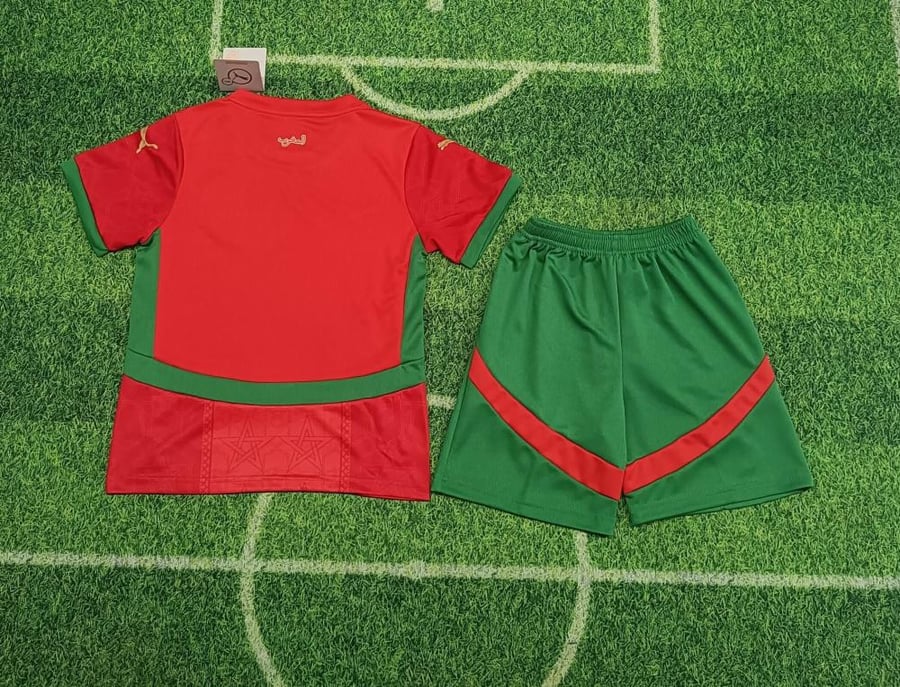 طقم منتخب المغرب الاساسي 2025-2026 اطفال