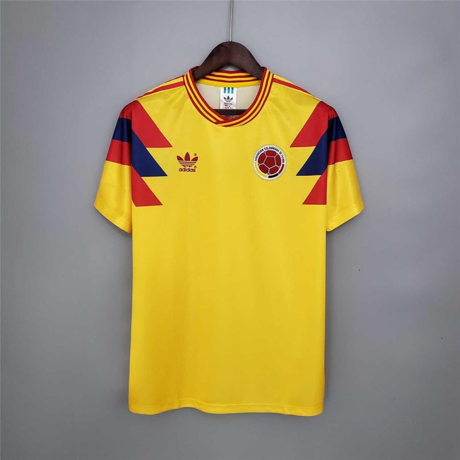 طقم منتخب كولمبيا 1990 اصفر