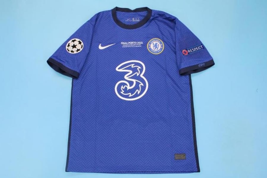 Chelsea kit for the 2020-2021 season, blue